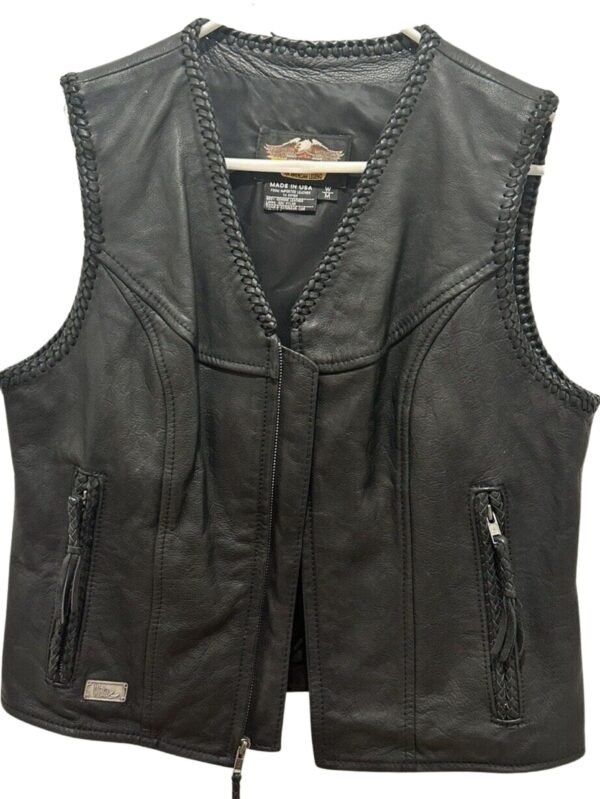 harley davidson willie g leather vest