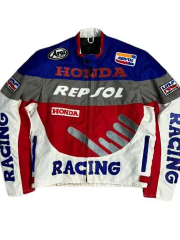 Vintage Honda Genuine Leather Racing Jacket
