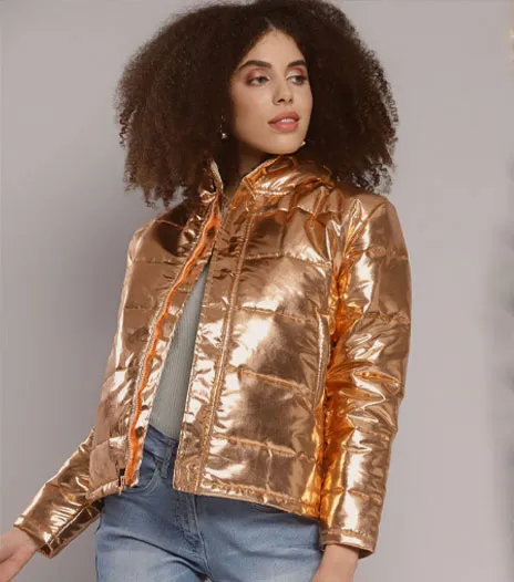 deer leather jacket - golden leather jacket.