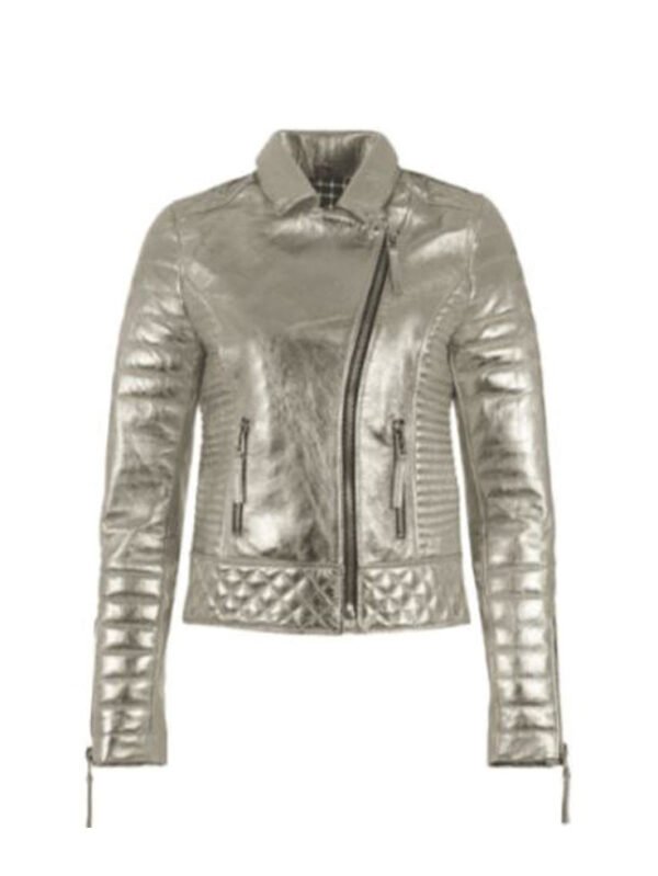 Silver Leather Jacket
