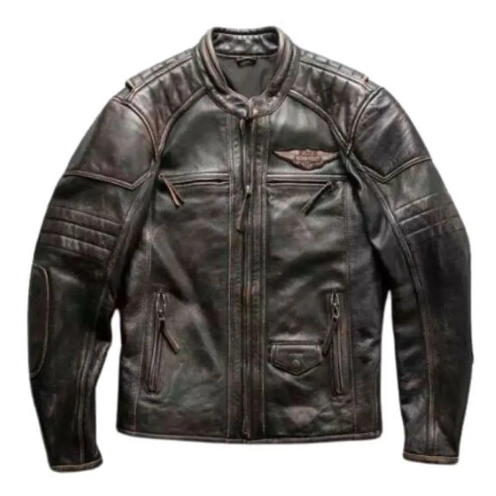 Men’s Cruiser Leather Motorcycle Jacket