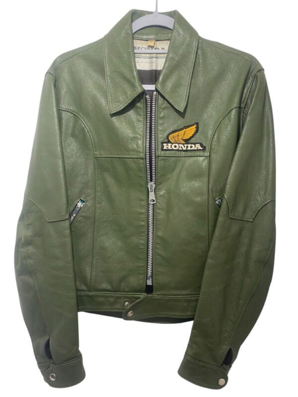 Honda Green Leather Jacket