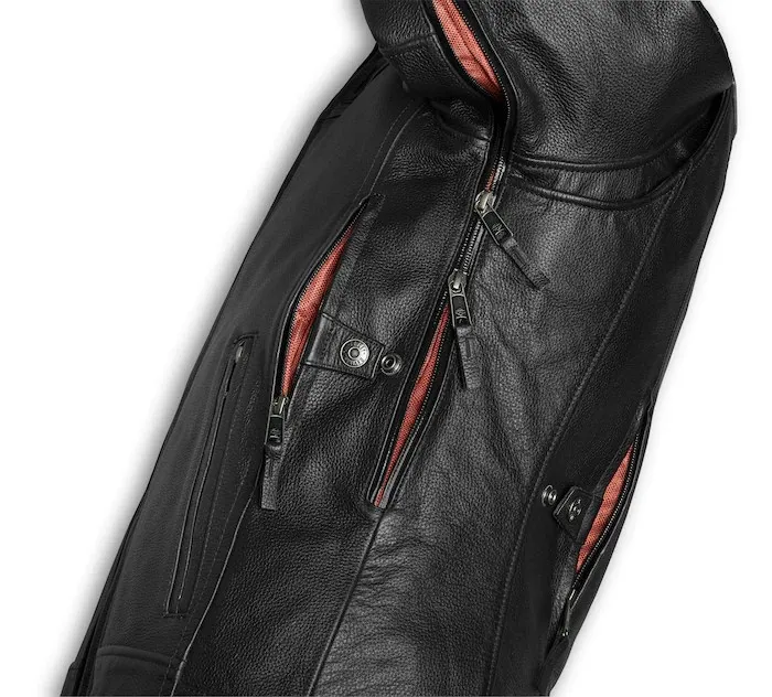 Harley Davidson Men’s Hwy-100 Waterproof Leather Jacket (Copy) - Image 3