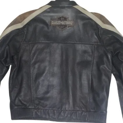 Harley Davidson Roadmaster Leather Jacket - Image 2