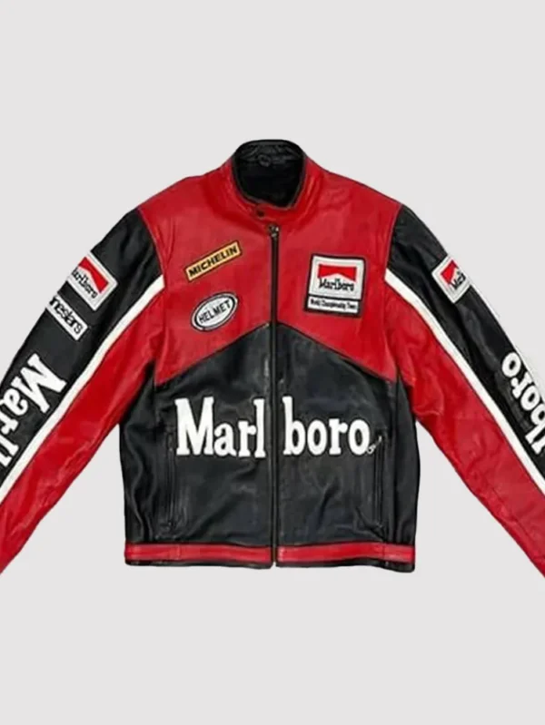 Marlboro Biker Leather Jacket