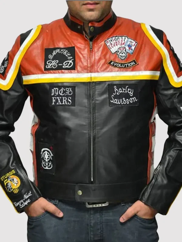 Men Harley Davidson Marlboro Leather Jacket