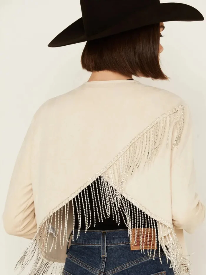 Women's Rhinestone Fringe Jacket - Image 2