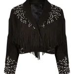Cowgirl Studded Fringe Jacket