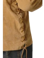 Mens Fringed Suede Leather Western Jacket - Image 5