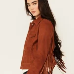 Women's Wynbrook Fringe Suede Jacket
