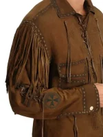 Kobler Cheval Suede Leather Shirt - Image 3