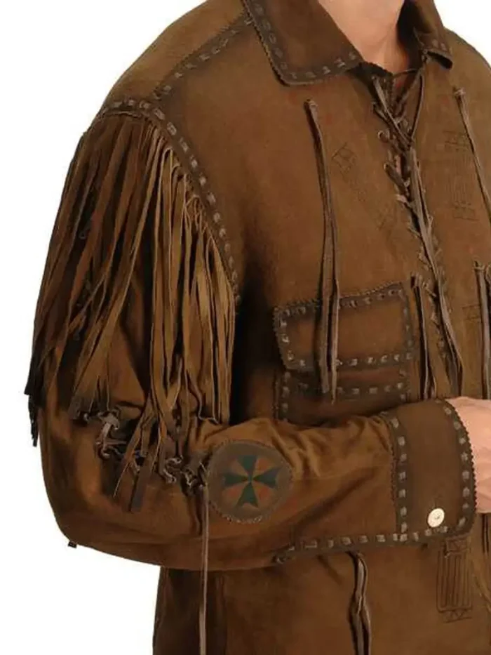 Kobler Cheval Suede Leather Shirt - Image 3