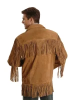 Liberty Wear Men's Suede Fringe Western Jacket - Big & Tall - Image 2