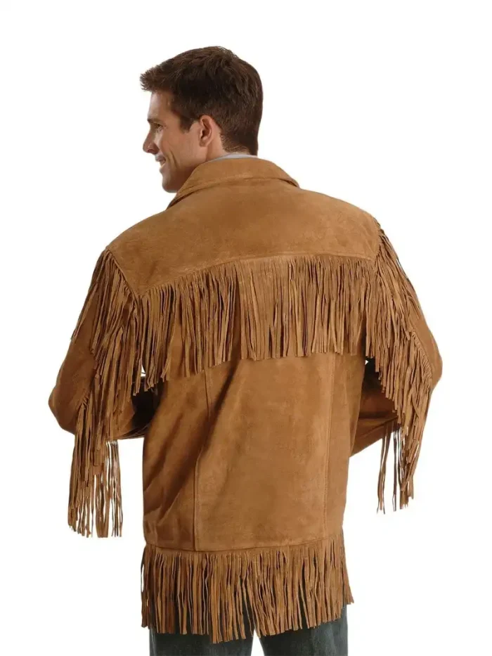 Liberty Wear Men's Suede Fringe Western Jacket - Big & Tall - Image 2