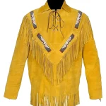 Mens Western Cowboy Suede Leather Jackets