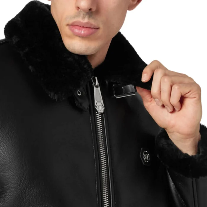 Philipp Plein Eco Shearling Jacket modal wear