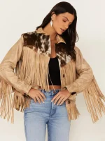 Cowhide Frontier Fringe Jacket