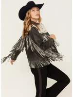 Frontier Blackstone Cowhide and Fringe Leather Jacket - Image 4