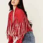 Saints & Hearts Women's Fringe Jacket