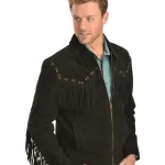 Scully Boar Suede Fringe Jacket