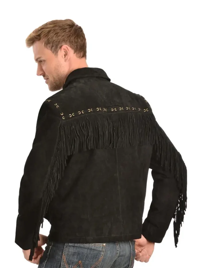 Scully Boar Suede Fringe Jacket - Image 3