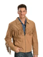 Scully Men's Fringed Suede Leather Short Jacket - Image 2