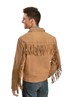 Scully Men's Fringed Suede Leather Short Jacket - Image 3