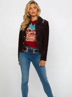 Scully Women's Boar Suede Beaded Fringe Jacket - Image 2