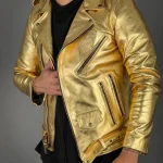 Sheepskin Gold Jacket for Men