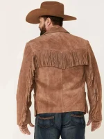 The Giant Fringe Suede Leather Jacket - Image 4