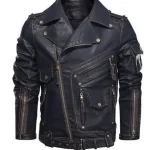 Timeless Durability Classic Cowhide Leather Jacket