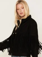 Understated Leather Women's Howling Moon Fringe Jacket - Image 3