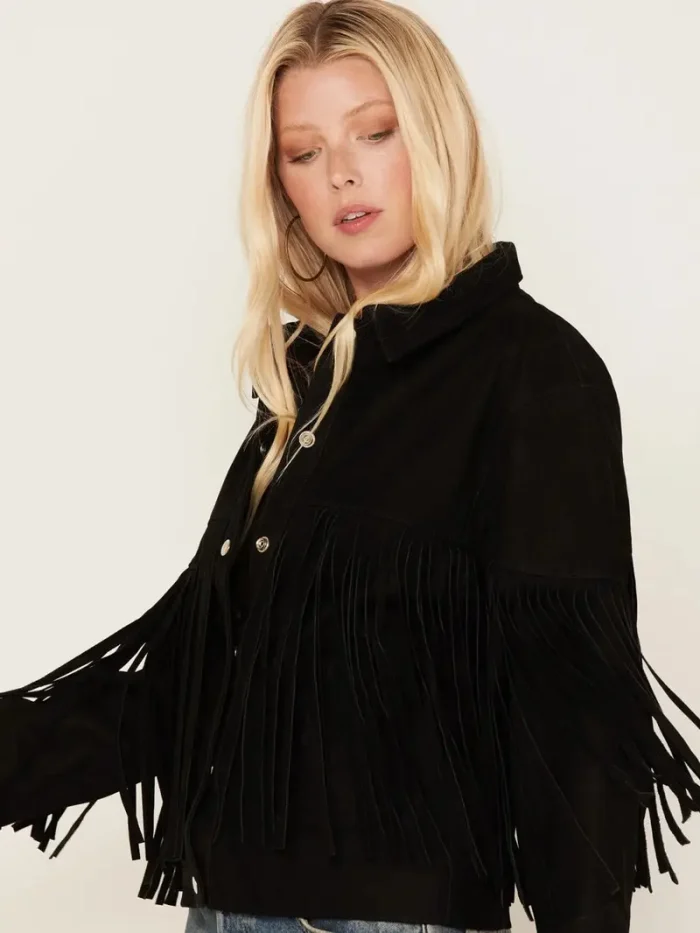 Understated Leather Women's Howling Moon Fringe Jacket - Image 3