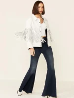 Understated Leather Women's Howling Moon Fringe Leather Jacket