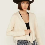 Women's Rhinestone Fringe Jacket