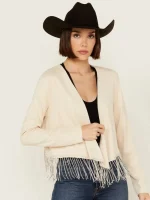 Women's Rhinestone Fringe Jacket