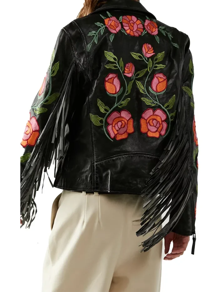 Women Embroidery Fringe Jacket - Image 2