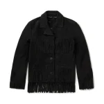 Classic Fringe Womens Leather Jacket