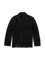 Classic Fringe Womens Leather Jacket