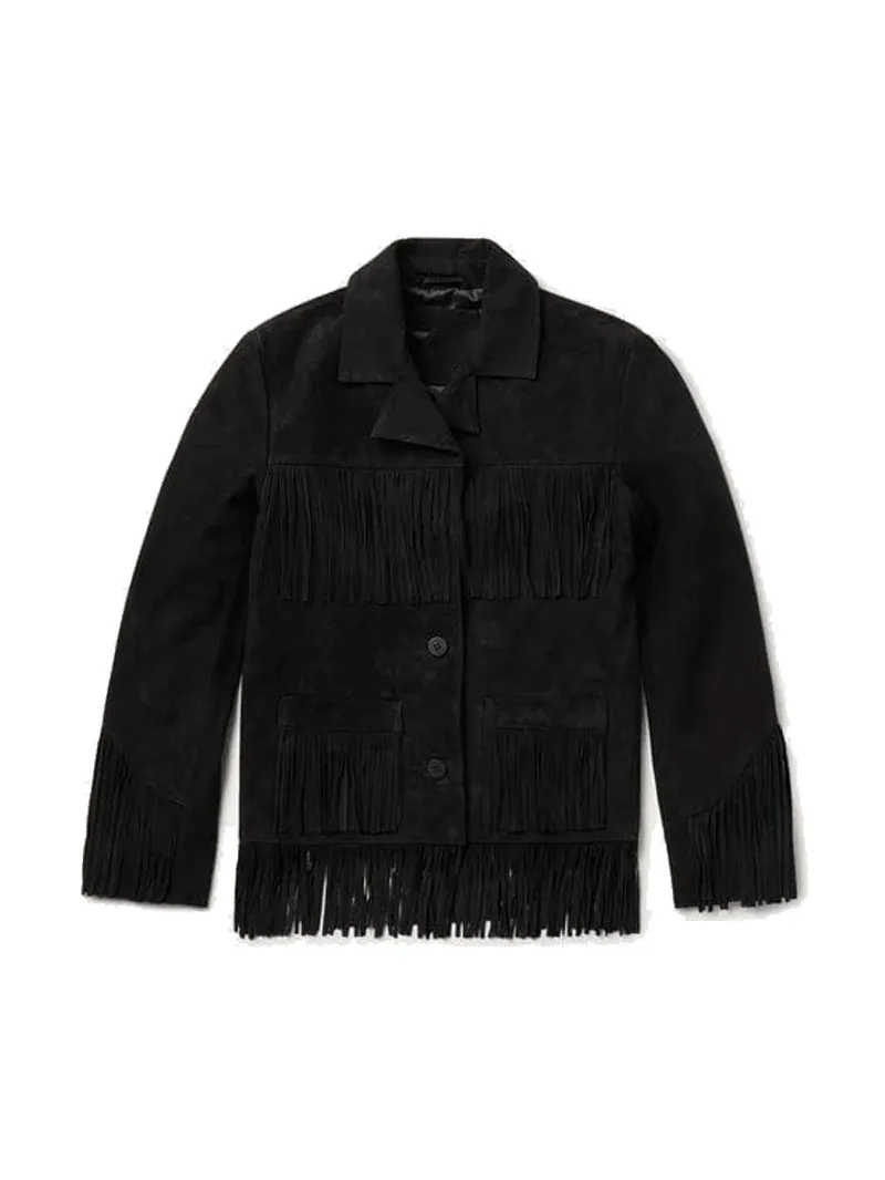 Classic Fringe Womens Leather Jacket Classic Fringe Womens Leather Jacket