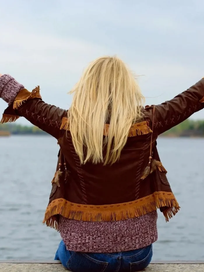 Women's Classic American Fringe Jacket - Image 5