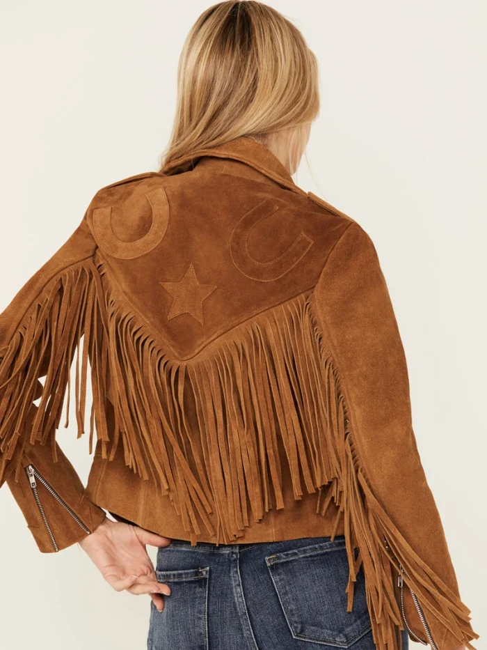 Women's Urban Cowgirl Retro Biker Jacket - Image 4