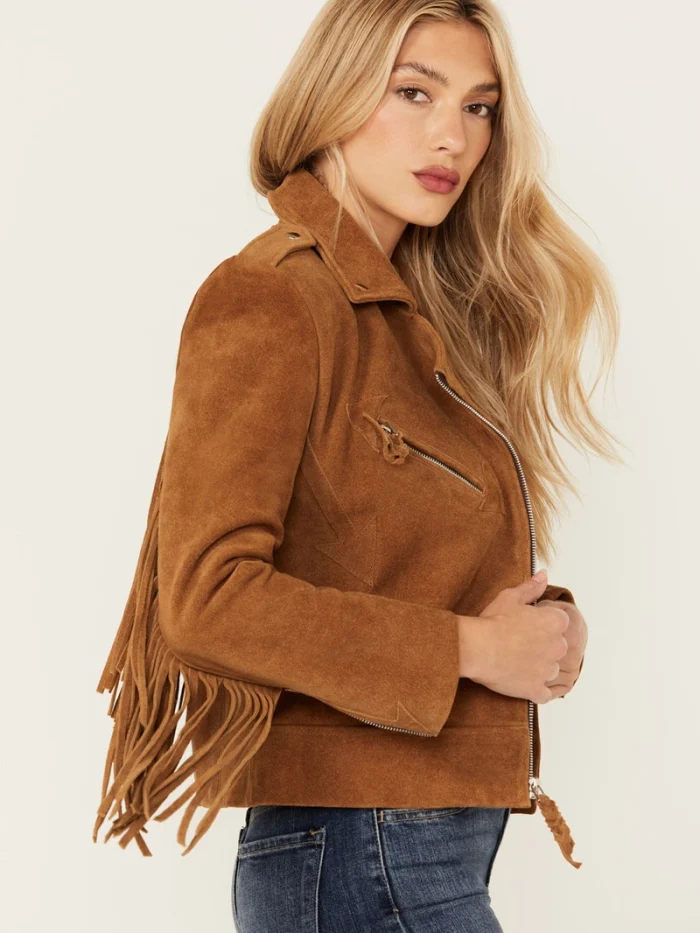 Women's Urban Cowgirl Retro Biker Jacket - Image 2