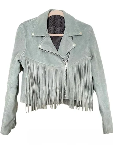Luxury Womens American Suede Fringe Jacket