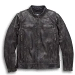 Harley Davidson Dauntless Convertible 2 in 1 Leather Jacket