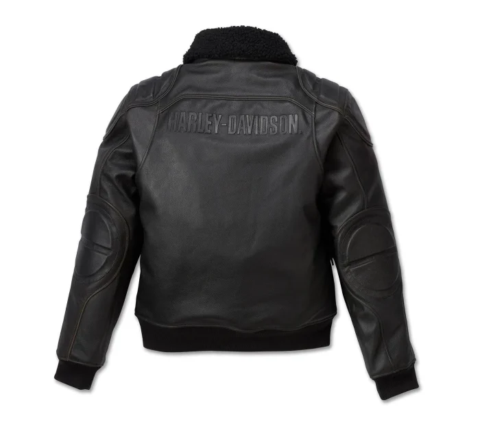 Harley Davidson Mens Accolade Leather Jacket back