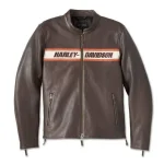 Harley-Davidson Men's Victory Lane II Leather Jacket in Java Brown