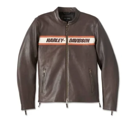 Harley-Davidson Men's Victory Lane II Leather Jacket in Java Brown