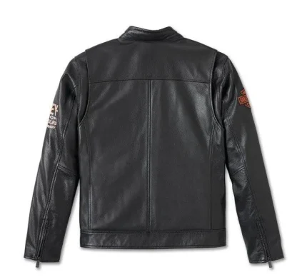 Harley Davidson Men,s120th Anniversary Leather Jacket back