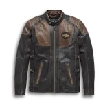 Harley Davidson Triple Vent System Trostel Leather Jacket